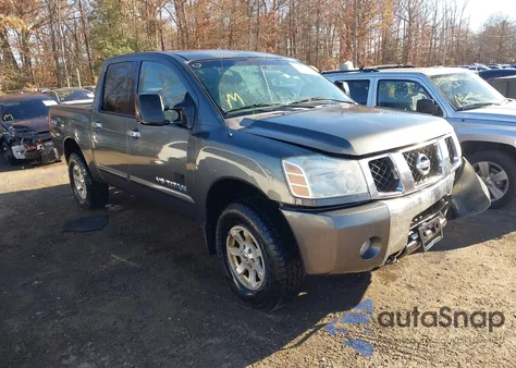 2007 Nissan Titan Se z USA, uszkodzony, nr VIN 1N6BA07B57N237204